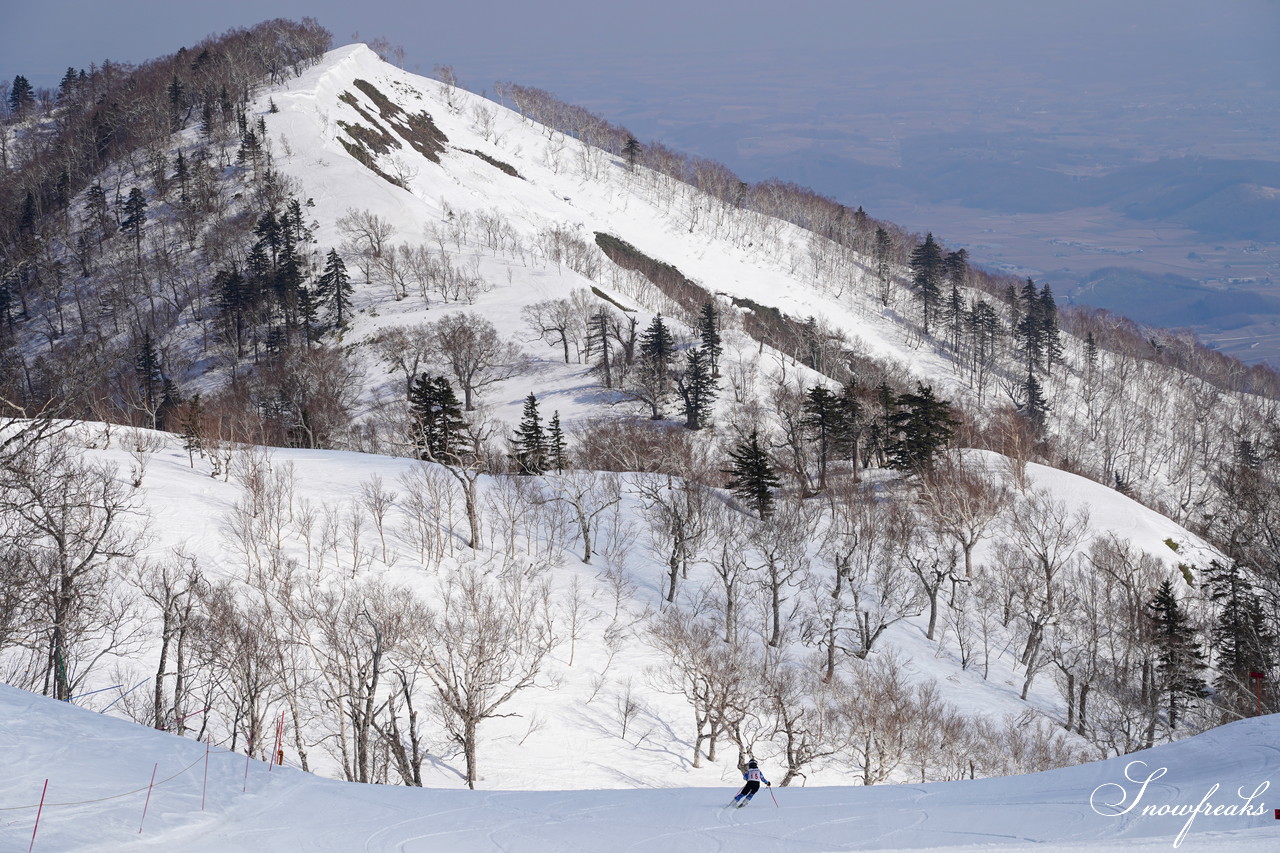 富良野スキー場　気持ちの良いポカポカ陽気に恵まれて、富良野で過ごす素敵な春の１日(^^)v